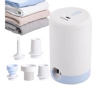 Mini Pompa d'Aria | Estrattore per Sottovuoto - Pompa Elettrica Portatile Silenziosa per Sgonfiare e Gonfiare Campeggio Vestiti Piumini Bici Calcio Pallacanestro