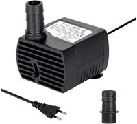 Mini pompa dell'acqua da 3 W, 240 l/h, ultra silenziosa, mini pompa per acquario, pompa ad immersione USB, piccola con cavo di alimentazione da 1,4 m, per giardini, acquari, stagni, fontane per