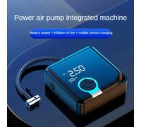 Mini pompa di gonfiaggio per auto 12V compressore d'aria digitale cablato portatile pompa gonfiabile per pneumatici per auto luce a LED per auto moto bicicletta