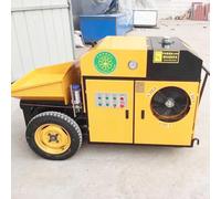 Mini pompa elettrica per calcestruzzo con miscelatore - Pompa per cemento pronta per costruzioni residenziali, stuccatura a iniezione di liquami