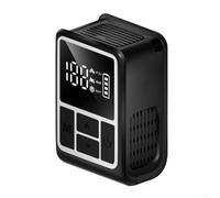 Mini pompa per bici e moto con pressione preimpostata digitale, gonfiaggio rapido e facile da usare, compatta e leggera (bianco)