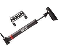 Mini pompa per bicicletta affidabile - Testa mobile (360°) - Per SV, AV e DV con supporto - Valvola auto, valvola Dunlop, valvola francese - Pompa compatta per bicicletta portatile