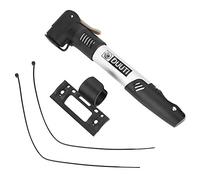 Mini Pompa per Bicicletta con Telaio Portatile, 120 PSI senza Sostituzione della Valvola, con Staffa di Montaggio e Cinghie di Fissaggio