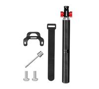 Mini pompa per bicicletta in lega di alluminio, gonfiatore per palloni e ruote con ago | Pompa da bicicletta da viaggio per ciclismo, pendolari, mountain bike, attività all'aperto, basket, pallavolo, calcio
