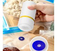 MINI POMPA PER SOTTOVUOTO SIGILLA SACCHETTI CONSERVAZIONE ALIMENTI CARICA USB 3W [EEK: Conforme]
