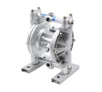 Mini pompa pneumatica for verniciatura A-26, pompa a diaframma a doppia membrana stabilizzata alla pressione Mini pompe pneumatiche for verniciatura a membrana(A10 silvery)