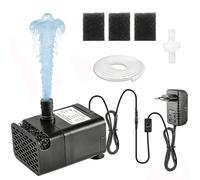 Mini pompa sommergibile automatica con sensore dell'acqua, tubo da 2 m, valvola di ritegno e spugna filtro, pompa dell'acqua, pompa dell'acqua da 220 l/h, mini pompa a condensa per aria condizionata