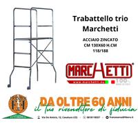 Trabattello 'super-trio' h. 218 - 120 kg MARCHETTI