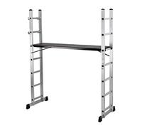 Mini Ponteggio Trabattello Scala in Alluminio Portata max 120 Kg