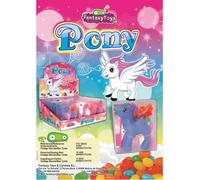 MINI PONY CON CARAMELLE FANTASY TOYS X 18 PEZZI