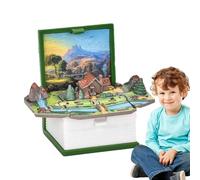 Mini porta chiavi a libro - ergonomico portatile per zaini, functional