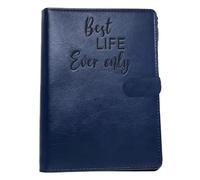 Mini porta volantini per servizio sul campo, portafoglio per studio biblico, porta volantini JW per Ministero 2026, organizer in finta pelle, blu navy