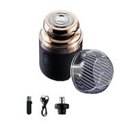 Mini Portable Electric Shaver, Capsule Razor, mini rasoio di capsule, mini rasoio elettrico portatile, rasoio da uomo elettrico, rasoio da viaggio, tascabile rasoio, rasoio ricaricabile usb (Nero)