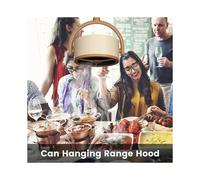 Mini Portable Extractor Hood with Strong Suction,Desktop Range Hood Small Kitchen Exhaust Fan Detachable Easy to Clean,USB Cooker Hood for Home Kitche