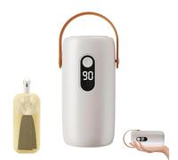 Mini Portable Foldable Clothes Dryer, Lightweight Compact Hanging Garment Heater with Overheat Protection, Quiet Fast-Drying Machine with Dry Bag and Hook for Travel Home Apartment