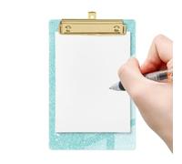 Mini Portablocco Glitter Mini Portablocco Acrilico Portatile per Note | Portablocco Da Appunti Per Infermieri Insegnanti Studenti Artisti Professionisti Ufficio Scuola Ospedali Laboratori