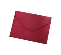 Mini portacarte Buste in Lino 20 Pz Multicolor 16,2x11,9cm(Burgundy-1)