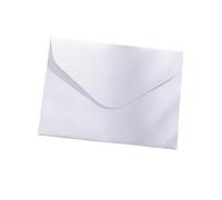 Mini portacarte Buste in Lino 20 Pz Multicolor 16,2x11,9cm(Pearl white)