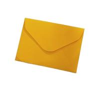 Mini portacarte Buste in Lino 20 Pz Multicolor 16,2x11,9cm(Yellow)