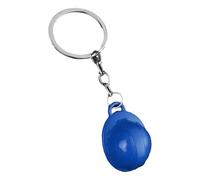 Mini portachiavi cappello duro, mini caschi, mini costruzione miniatura di piccola costruzione cappello di sicurezza per forniture di premi per feste di compleanno, blu, Consulte la descripción