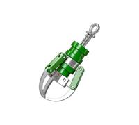 Mini portachiavi Claw Machine, Simulated Grabber Pendant with Movable Joystick, Colorful Plastic Arcade Toy Key Ring for Bag Backpack Decoration Accessory (Green)