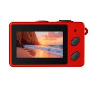 Mini portachiavi con mini fotocamera da 0,96 pollici, schermo IPS, per bambini, adolescenti, ragazze e principianti, supporto CCD retrò, scheda di memoria da 128 GB, ultra-leggera da 16,6 g (scheda TF