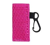 Mini Portachiavi Zaino - Portachiavi portatile per labbra | Portabalsamo per labbra con custodia protettiva e chiavi | Contenitore compatto per crema per labbra per viaggi, casa | Carry, rosa caldo