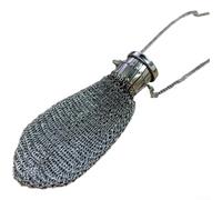 Mini portafoglio compatto per monete britanniche con pannello a doppia rete di visibilità ed elementi di design vintage per collezionisti e utenti quotidiani (scatole (argento))