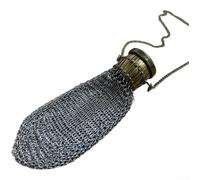 Mini portamonete britannico con struttura a doppia rete e design retrò per il trasporto funzionale delle monete e accessori tematici (scatole (colore rame))