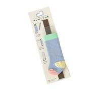 Mini portapenne multicolore con fascia elastica, per studenti e artisti, in aula e da viaggio, bella borsa a forma di calzino
