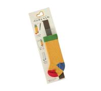 Mini portapenne multicolore con fascia elastica, per studenti e artisti, in aula e da viaggio, bella borsa a forma di calzino