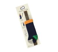 Mini portapenne multicolore con fascia elastica, per studenti e artisti, in aula e da viaggio, bella borsa a forma di calzino