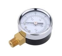 Mini portatile 0-30 PSI 0-2bar NPT manometro acqua olio pressione idraulica del compressore d'aria a doppia