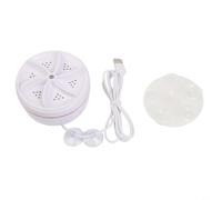 Mini portatile Per lavatrice con turbina pulizia per calze e biancheria intima, serve anche come lavastoviglie per piccoli piatti e utensili durante il viaggio