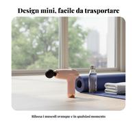 Mini Portatile Silenzioso per Fitness Muscolare, Multi-Velocità