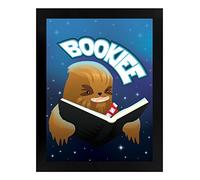 Mini poster con cornice in legno nero Bookiee, 35 x 45 cm