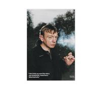 Mini poster vintage originale _ ritaglio rivista - Mark E. Smith (The Fall), Londra, novembre 2000, stampa artistica da parete per soggiorno camera da letto, 30 x 45 cm
