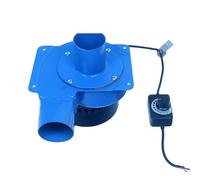 Mini potente ventilatore elettrico da 12 V CC, motore brushless resistente alle alte temperature, tubo da 50 mm(Stepless controllor)