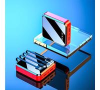 Mini Power Bank 20000 Mah/Slim Power Bank USB C Power Bank/Mobile Cell Phone Portable Power Banks/Piccola Mini Power Bank, Rosso