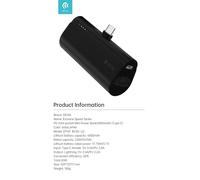 Mini Power Bank 20W 5000mah con attacco diretto Tipo-C