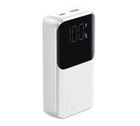 Mini power bank da 10000 mAh con cavi integrati JR-PBC06 30W bianco