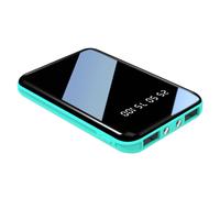 Mini power bank da 900000 mAh, ultrasottile, portatile, con ricarica esterna e batteria di backup.
