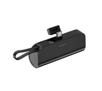 Mini Power Bank, Power Bank 500 mAh, USB-C 10 W, caricabatterie portatile Quick Charge, batteria esterna per borsa/viaggio/aumentare la capacità, compatibile con Galaxy S25 S24/Huawei/LG/Pixel/Nexus