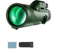 Mini Power Telescope Zoom portatile Telescopio HD 5000M Telescopio pieghevole a lunga distanza Caccia sportiva Viaggi in campeggio all'aperto (Color : Green suit1)