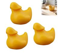 Mini Prank Duck,Funny Yellow Duck Prank Toy for Car Dashboard,Cute Yellow Ducks Office Desk Ornament,Hilarious Gag Gift,Animals Ornament Ducks Sculpture Gift for Collectors