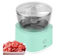 Mini processore alimentare - Tritacarne elettrico antiscivolo senza fili,Forniture da cucina in acciaio inossidabile, tritacarne multifunzionali per uso domestico, cibo pa