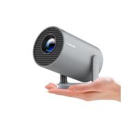 Mini Proiettore 4K Supporta Android 11, Smart Projector 5G WiFi 6 BT 5.0, Mini Proiettore Full HD 1080P Supporta 200ANSI 8000L Auto Orizzontale Trapezoid Correction (Grigio)