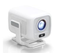 Mini Proiettore [App integrata] Fuoco Automatico Proiettore Portatile 4K UHD WiFi 6 BT5.2 Cinema a Casa Portatile Keystone Compatibile con iOS/Android/TV Stick/PS5/Xbox Latenza Bassa Ruotabile 180°