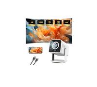 Mini proiettore Bluetooth, proiettore per camera da letto (altoparlante integrato, con cavo HDMI), schermo grande da 200 pollici, proiettore Ntive 1080P, compatibile con 4K, supporta smartphone/TV