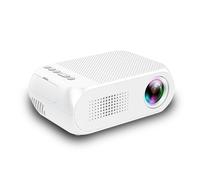Mini proiettore con funzione Bluetooth 5.1, home theater per esterni Full HD 1080P nativo con altoparlanti stereo HiFi, compatibile con laptop,